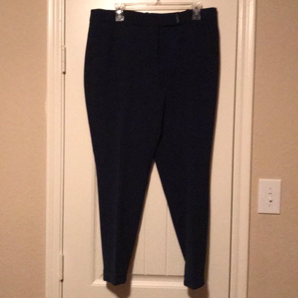 WHBM Navy Ankle Pants